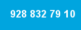 928 832 79 10 928 832 79 10